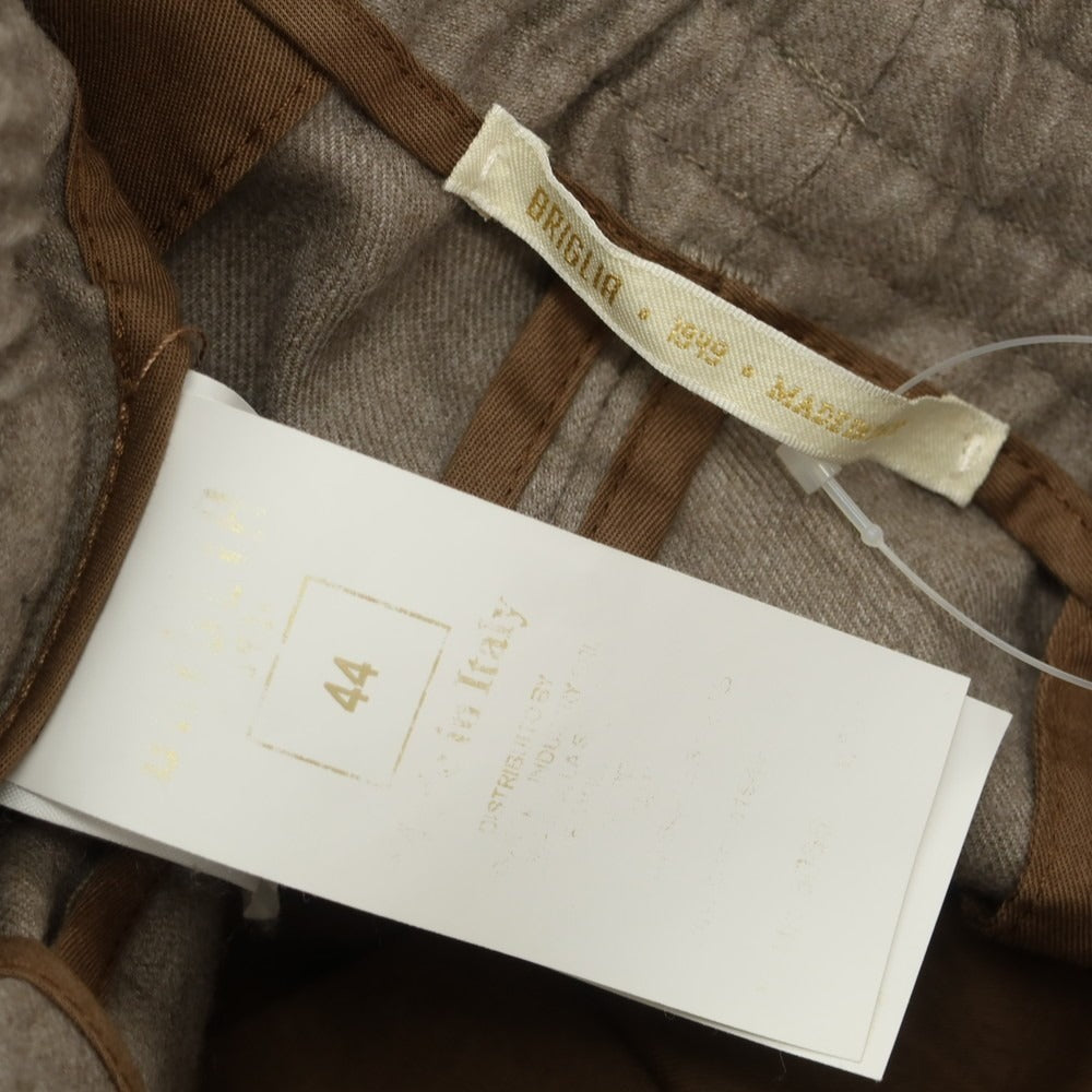 【中古】ブリリア1949 BRIGLIA 1949 ストレッチ ウール イージースラックスパンツ トープ【 44 】【 状態ランクB 】【 メンズ 】