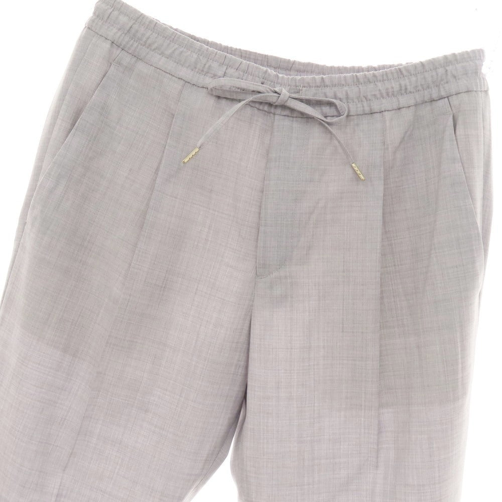 【中古】ブリリア1949 BRIGLIA 1949 WIMBLEDONS ウール イージスラックスパンツ ライトグレー【 44 】【 状態ランクA 】【 メンズ 】