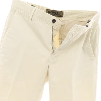 【中古】インコテックス スラックス INCOTEX SLACKS ストレッチ コットン カジュアルスラックスパンツ ライトベージュ【 28 】【 状態ランクB 】【 メンズ 】