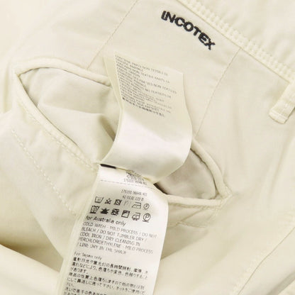 【中古】インコテックス スラックス INCOTEX SLACKS ストレッチ コットン カジュアルスラックスパンツ ライトベージュ【 28 】【 状態ランクB 】【 メンズ 】