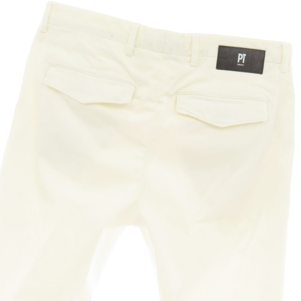 【SALE30%OFF/返品不可】【中古】ピーティートリノ デニム PT TORINO DENIM JUNGLE ストレッチ コットン カジュアルスラックスパンツ ホワイト【 サイズ29 】【 状態ランクC 】【 メンズ 】