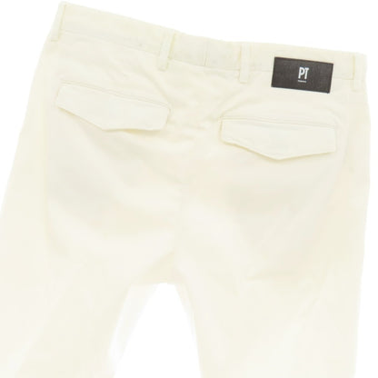 【SALE30%OFF/返品不可】【中古】ピーティートリノ デニム PT TORINO DENIM JUNGLE ストレッチ コットン カジュアルスラックスパンツ ホワイト【 サイズ29 】【 状態ランクC 】【 メンズ 】