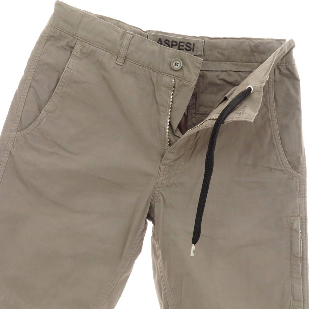 【中古】アスペジ ASPESI コットン イージーショートパンツ アッシュブラウン【 44 】【 状態ランクB 】【 メンズ 】