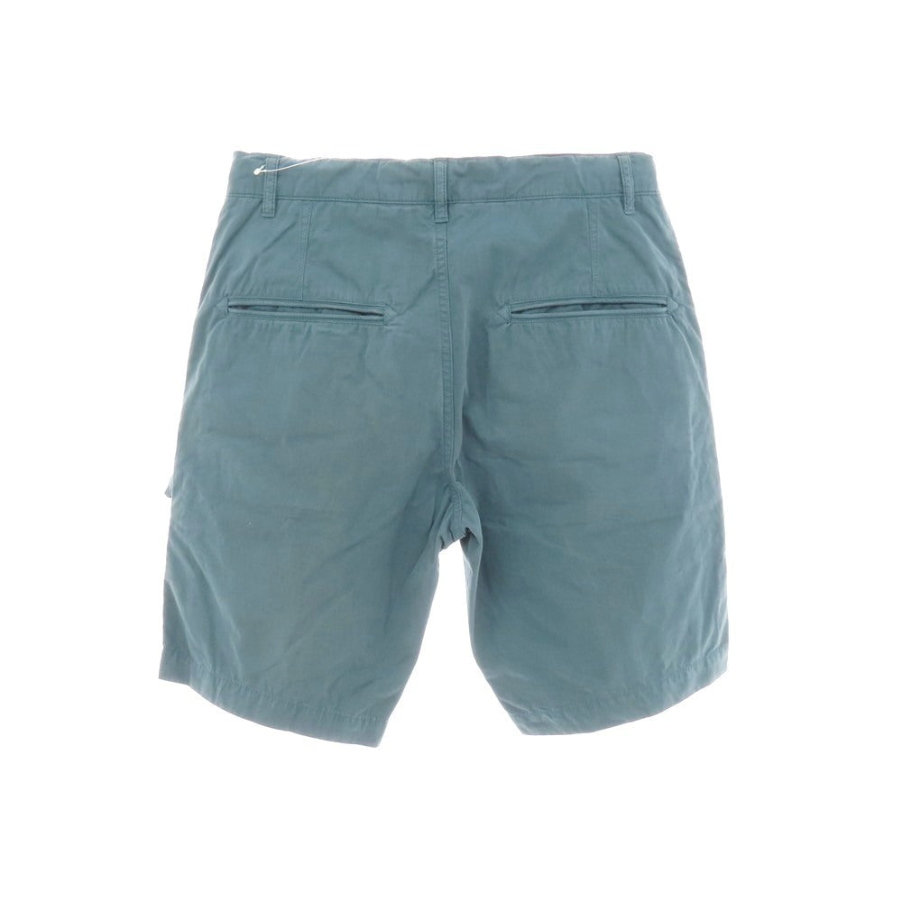 【中古】アスペジ ASPESI コットン イージーショートパンツ ブルーグリーン【 44 】【 状態ランクB 】【 メンズ 】