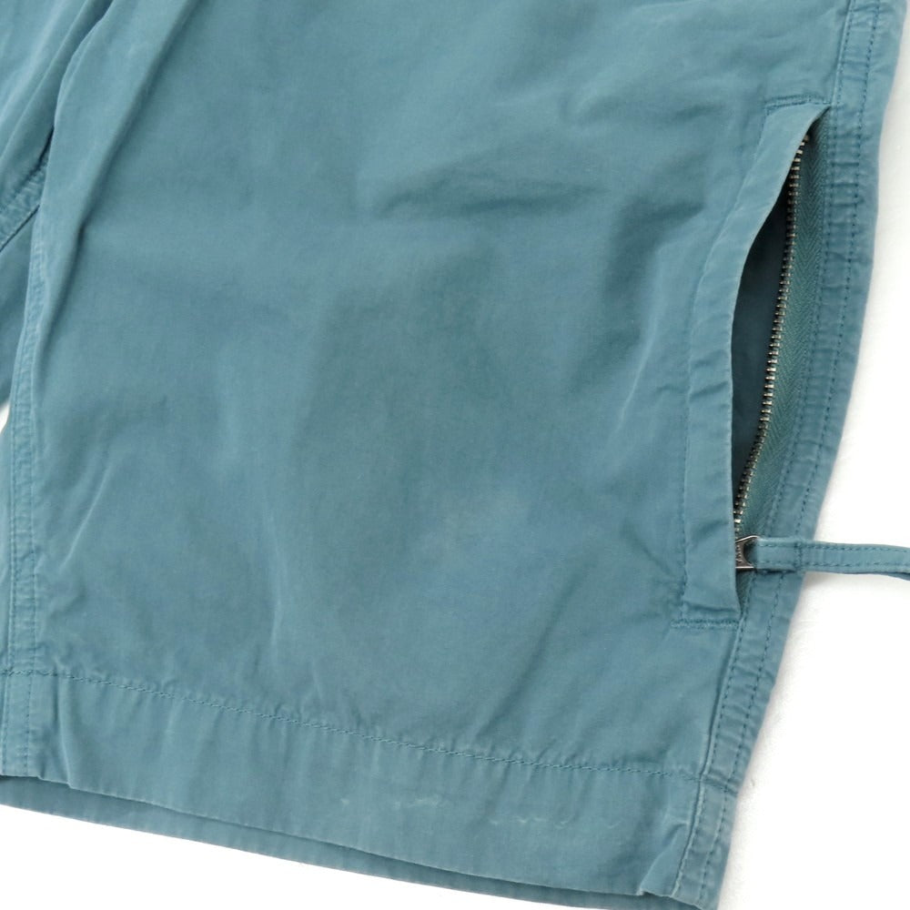 【中古】アスペジ ASPESI コットン イージーショートパンツ ブルーグリーン【 44 】【 状態ランクB 】【 メンズ 】