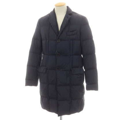 【中古】アスペジ ASPESI ナイロン ダウンコート ネイビー【 S 】【 状態ランクB 】【 メンズ 】