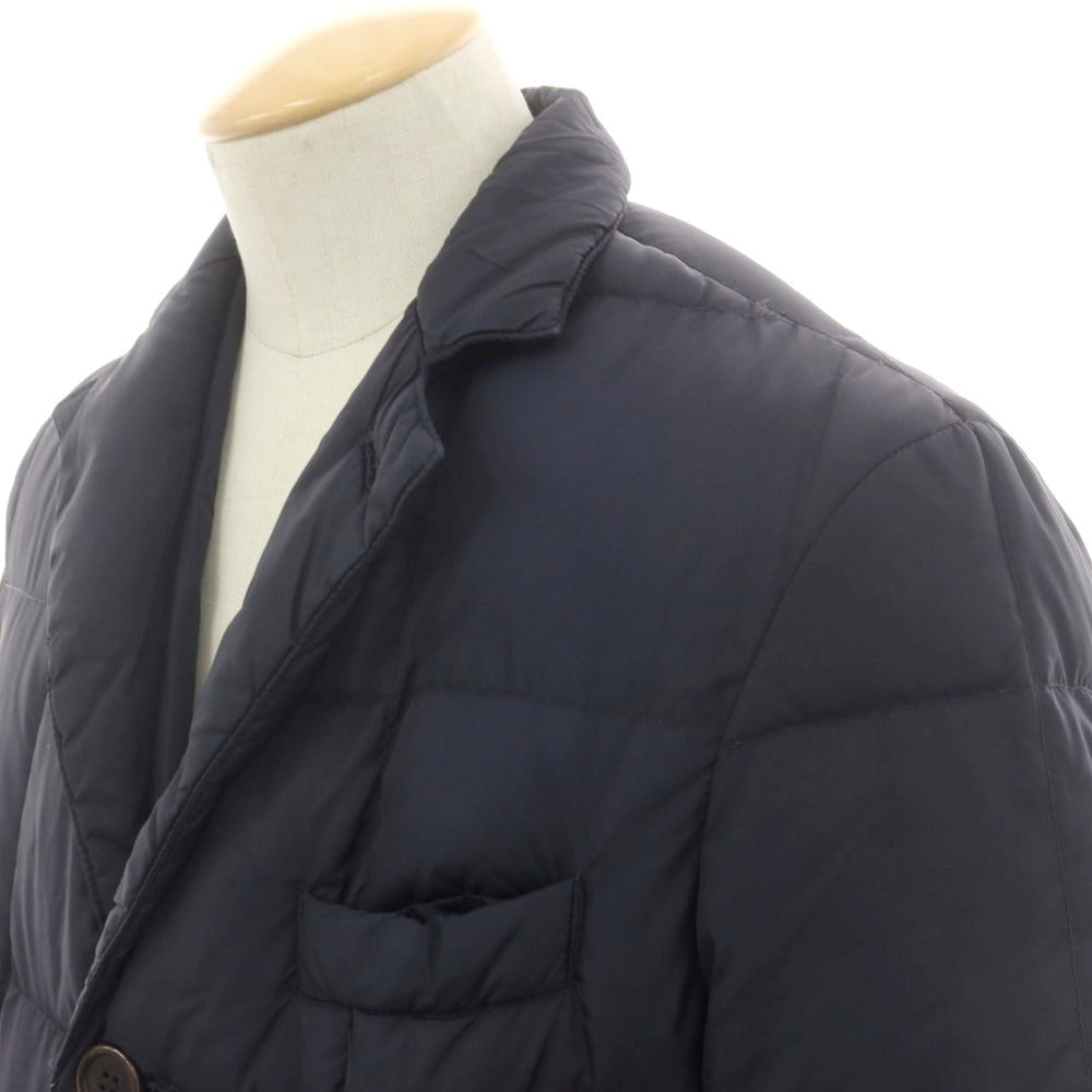 【中古】アスペジ ASPESI ナイロン ダウンコート ネイビー【 S 】【 状態ランクB 】【 メンズ 】