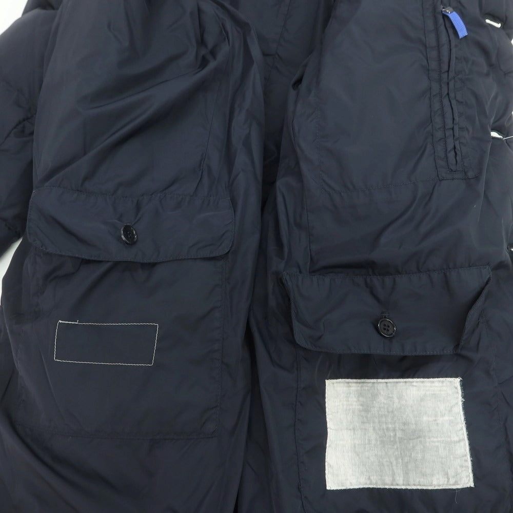 【中古】アスペジ ASPESI ナイロン ダウンコート ネイビー【サイズS】【 状態ランクB 】【 メンズ 】 [DPD]