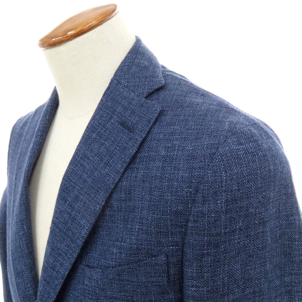 【中古】ボリオリ BOGLIOLI K.JACKET ウールリネン テーラードジャケット ネイビー【 46 】【 状態ランクB 】【 メンズ 】