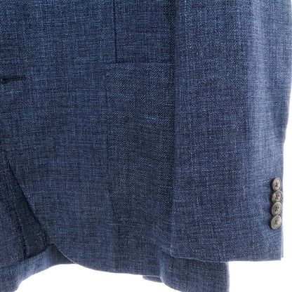 【中古】ボリオリ BOGLIOLI K.JACKET ウールリネン テーラードジャケット ネイビー【 46 】【 状態ランクB 】【 メンズ 】