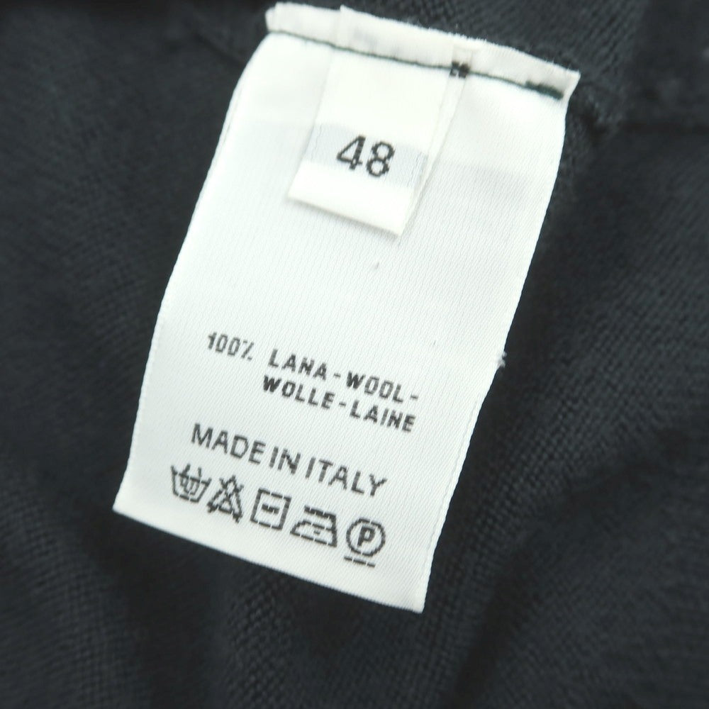 【中古】クルチアーニ CRUCIANI ウール Vネック プルオーバーニット ダークグリーン【 48 】【 状態ランクC 】【 メンズ 】