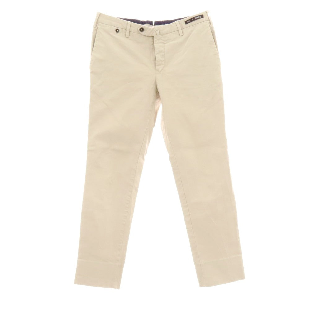 【中古】ピーティーゼロウーノ PT01 BEAMS F別注 FJORD ストレッチ コットン カジュアルスラックスパンツ ベージュ【 48 】【 状態ランクC 】【 メンズ 】