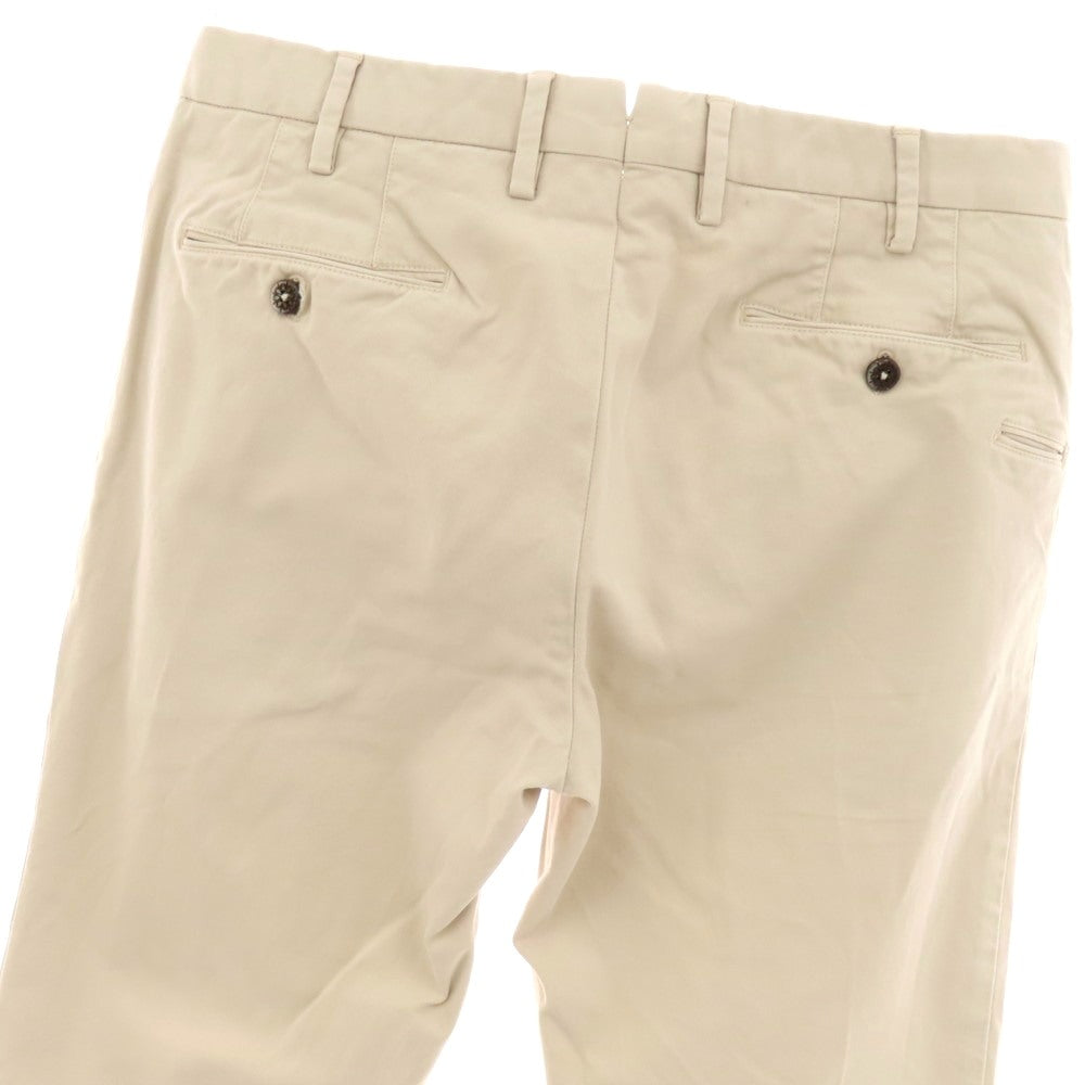 【中古】ピーティーゼロウーノ PT01 BEAMS F別注 FJORD ストレッチ コットン カジュアルスラックスパンツ ベージュ【 48 】【 状態ランクC 】【 メンズ 】