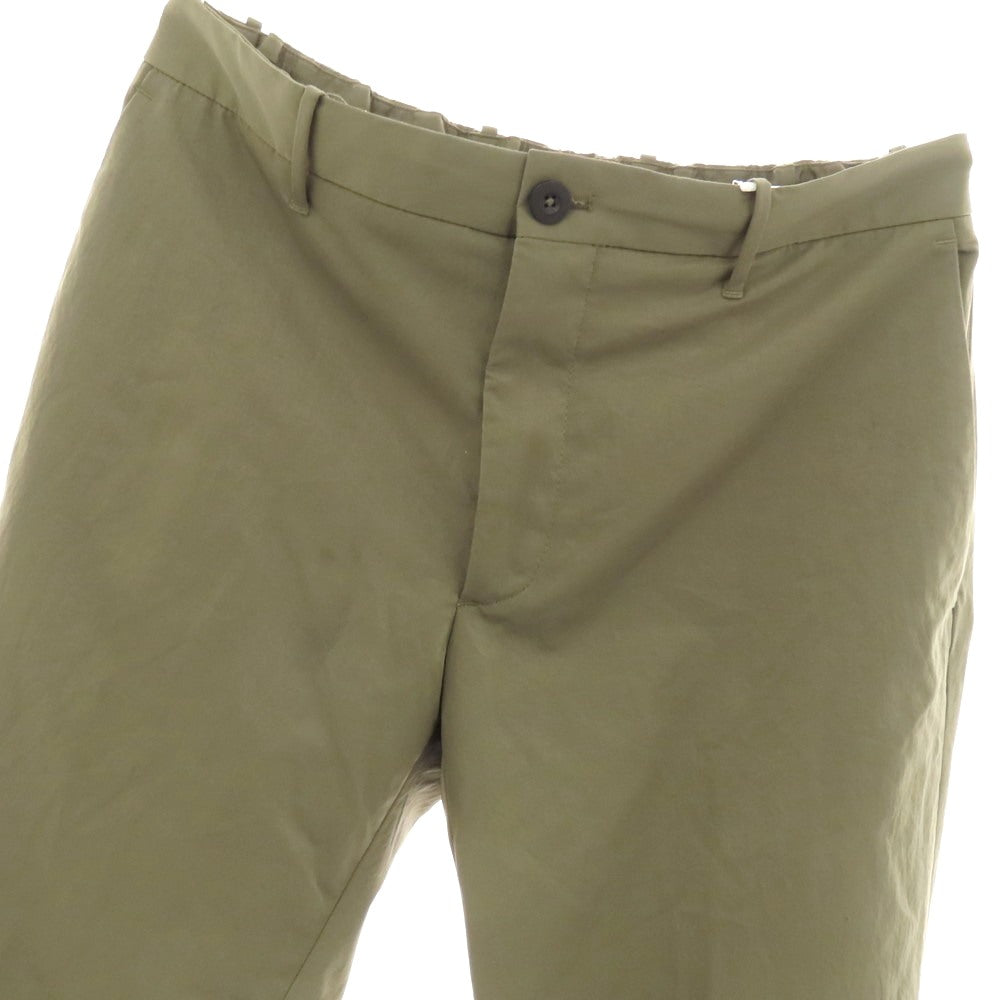 【中古】インコテックス スローウェア INCOTEX SLOWEAR TEKNOSARTORIAL ポリエステル イージスラックスパンツ オリーブ【 48 】【 状態ランクB 】【 メンズ 】