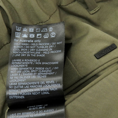 【中古】インコテックス スローウェア INCOTEX SLOWEAR TEKNOSARTORIAL ポリエステル イージスラックスパンツ オリーブ【 48 】【 状態ランクB 】【 メンズ 】
