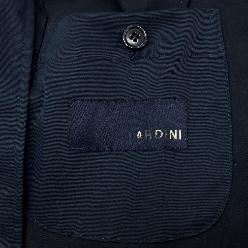 【中古】ラルディーニ LARDINI easy wear ポリエステル 3つボタンスーツ ネイビー【サイズ46】【 状態ランクB 】【 メンズ 】