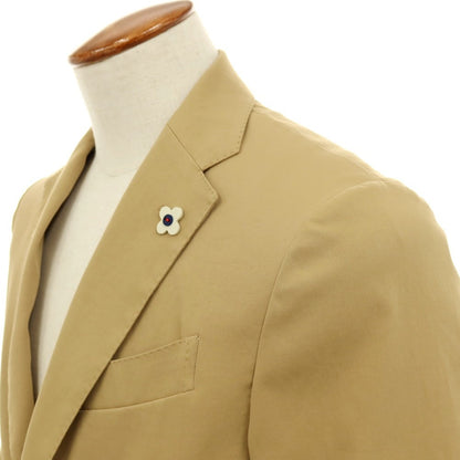 【中古】ラルディーニ LARDINI easy wear ポリエステル 3つボタンスーツ ベージュ【サイズ46】【 状態ランクB 】【 メンズ 】