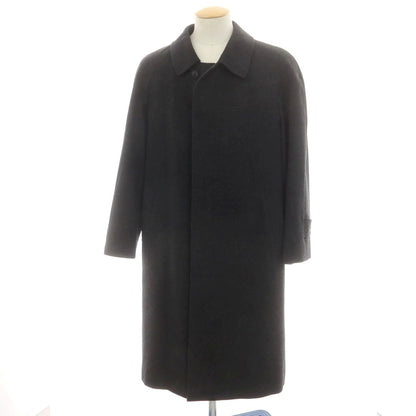 【中古】トロージャン TROJAN カシミヤ ステンカラーコート チャコール【 44 】【 状態ランクB 】【 メンズ 】