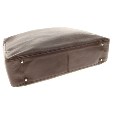 【中古】ビルアンバーグ Bill Amberg レザー トートバッグ ブラウン【 状態ランクC 】【 メンズ 】