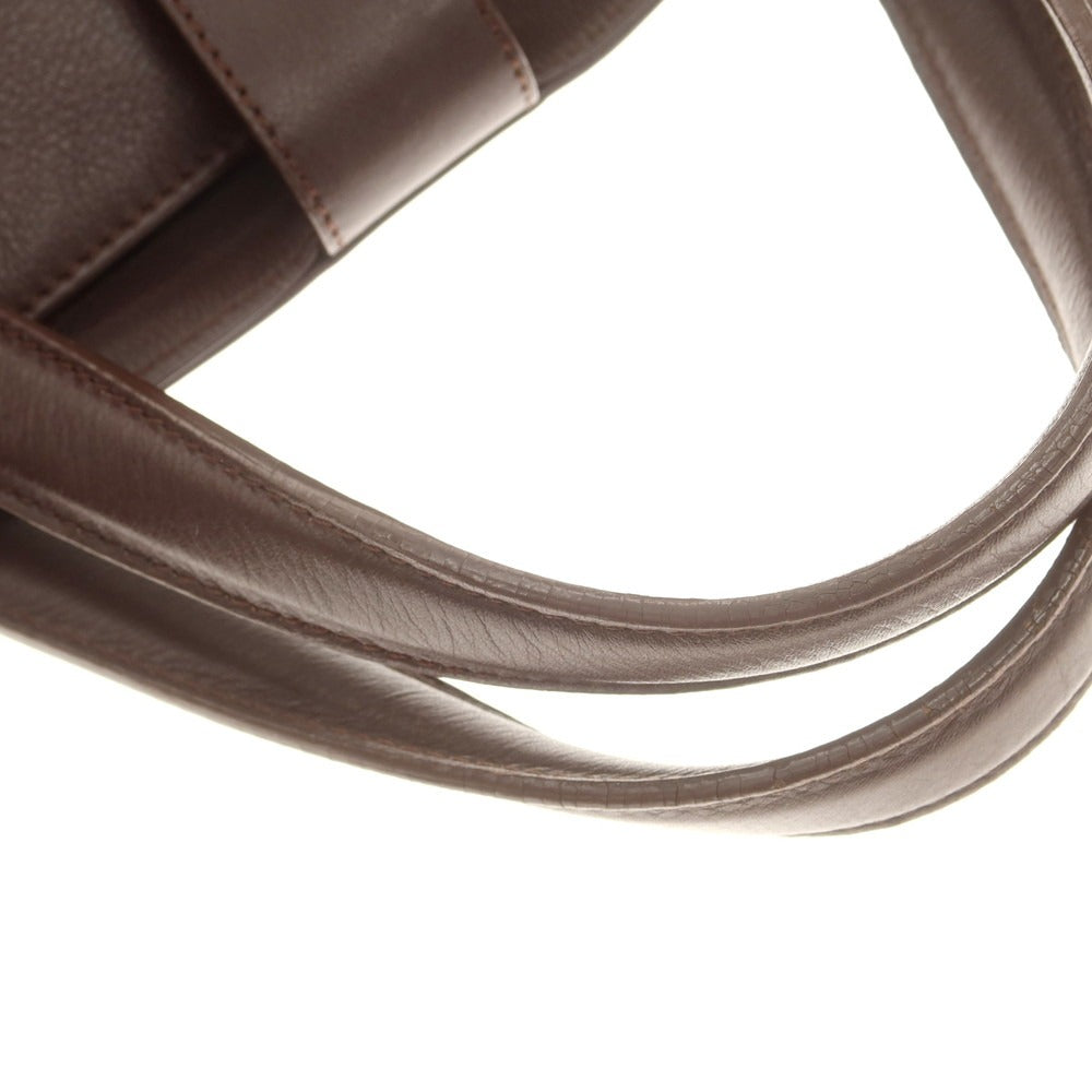 【中古】ビルアンバーグ Bill Amberg レザー トートバッグ ブラウン【 状態ランクC 】【 メンズ 】