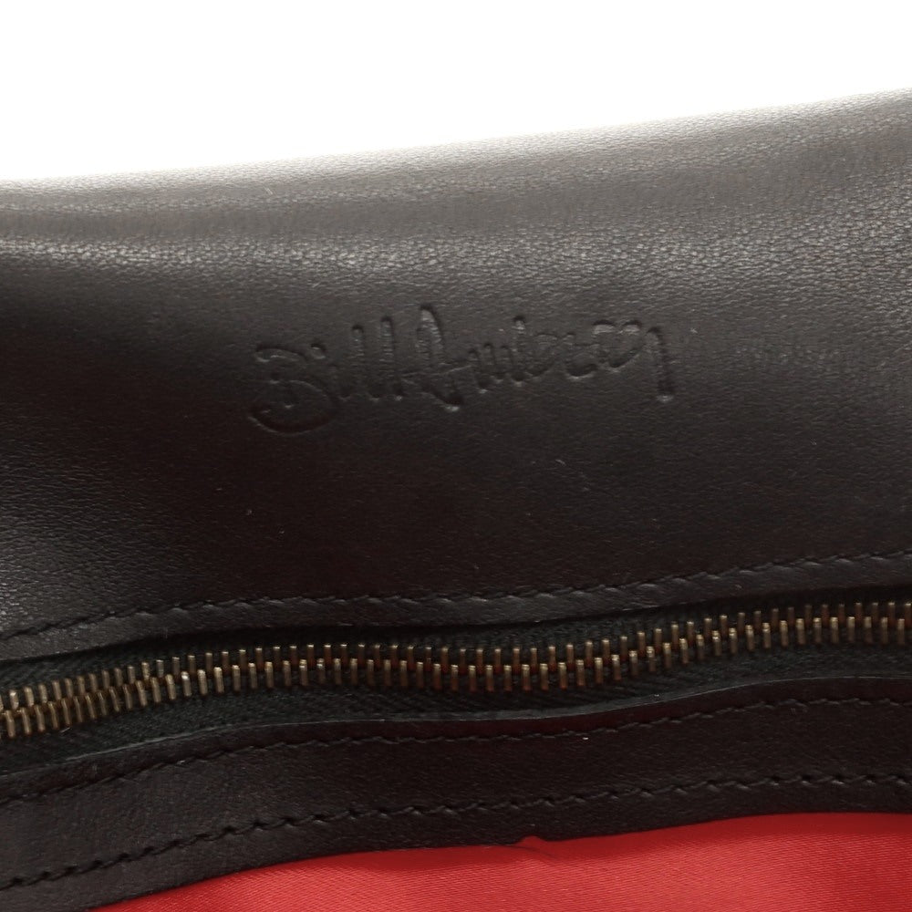 【中古】ビルアンバーグ Bill Amberg レザー トートバッグ ブラック【 状態ランクB 】【 メンズ 】