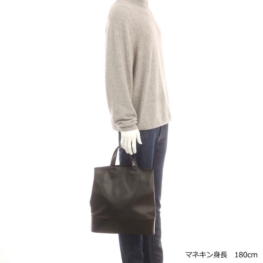 【中古】ビルアンバーグ Bill Amberg レザー トートバッグ ブラック【 状態ランクB 】【 メンズ 】