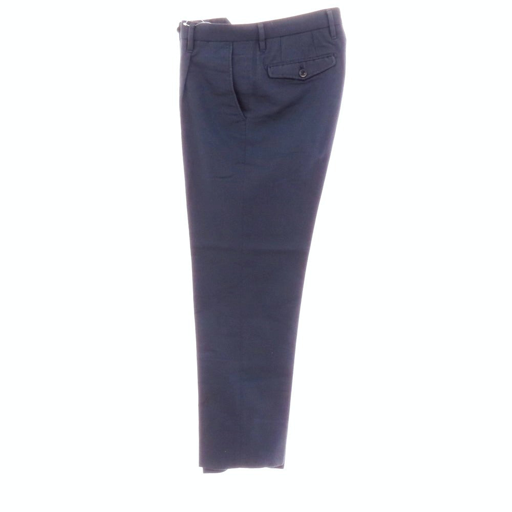 【中古】スコッチハウス SCOTCH HOUSE ストレッチ ポリエステルコットン カジュアルスラックスパンツ ネイビー【サイズ76】【 状態ランクB 】【 メンズ 】 [EPD]