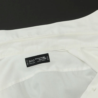 【中古】メイカーズシャツ カマクラ Makers Shirt 鎌倉 コットン セミワイドカラー ドレスシャツ ホワイト【 41/85 】【 状態ランクB 】【 メンズ 】