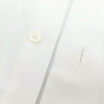 【中古】バーニーズニューヨーク BARNEYS NEWYORK コットン 半袖シャツ ホワイト【サイズ41】【 状態ランクB 】【 メンズ 】