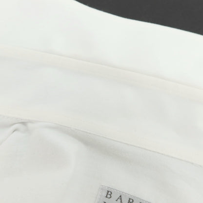 【中古】バーニーズニューヨーク BARNEYS NEWYORK コットン 半袖シャツ ホワイト【サイズ41】【 状態ランクB 】【 メンズ 】