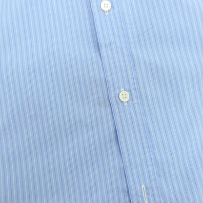 【中古】アーペーセー A.P.C. コットン ストライプ 半袖シャツ ブルーxホワイト【サイズ1】【 状態ランクC 】【 メンズ 】