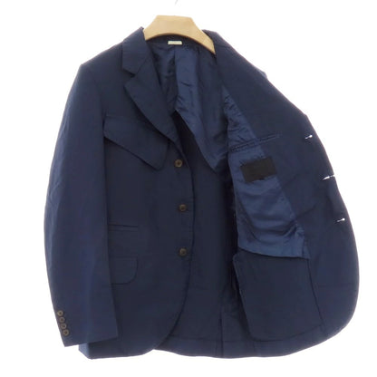 【中古】コムデギャルソン オムドゥ COMME des GARCONS HOMME DEUX 2025年春夏 ポリエステル カジュアルジャケット ネイビー【 M 】【 状態ランクA 】【 メンズ 】