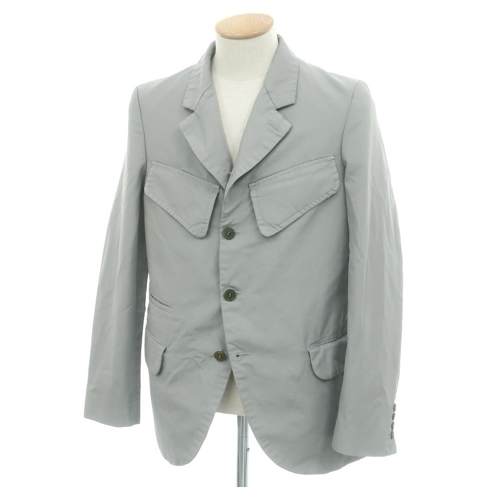 【中古】コムデギャルソン オムドゥ COMME des GARCONS HOMME DEUX 2025年春夏 ポリエステル カジュアルジャケット グレー【 S 】【 状態ランクA 】【 メンズ 】