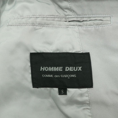 【中古】コムデギャルソン オムドゥ COMME des GARCONS HOMME DEUX 2025年春夏 ポリエステル カジュアルジャケット グレー【 S 】【 状態ランクA 】【 メンズ 】