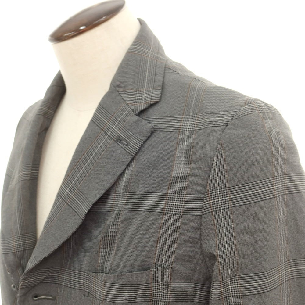 【中古】コムデギャルソン オムドゥ COMME des GARCONS HOMME DEUX 2025年春夏 しわ加工 テーラードジャケット グレー【サイズL】【 状態ランクA 】【 メンズ 】 [CPD]