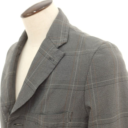 【中古】コムデギャルソン オムドゥ COMME des GARCONS HOMME DEUX 2025年春夏 しわ加工 テーラードジャケット グレー【 L 】【 状態ランクA 】【 メンズ 】