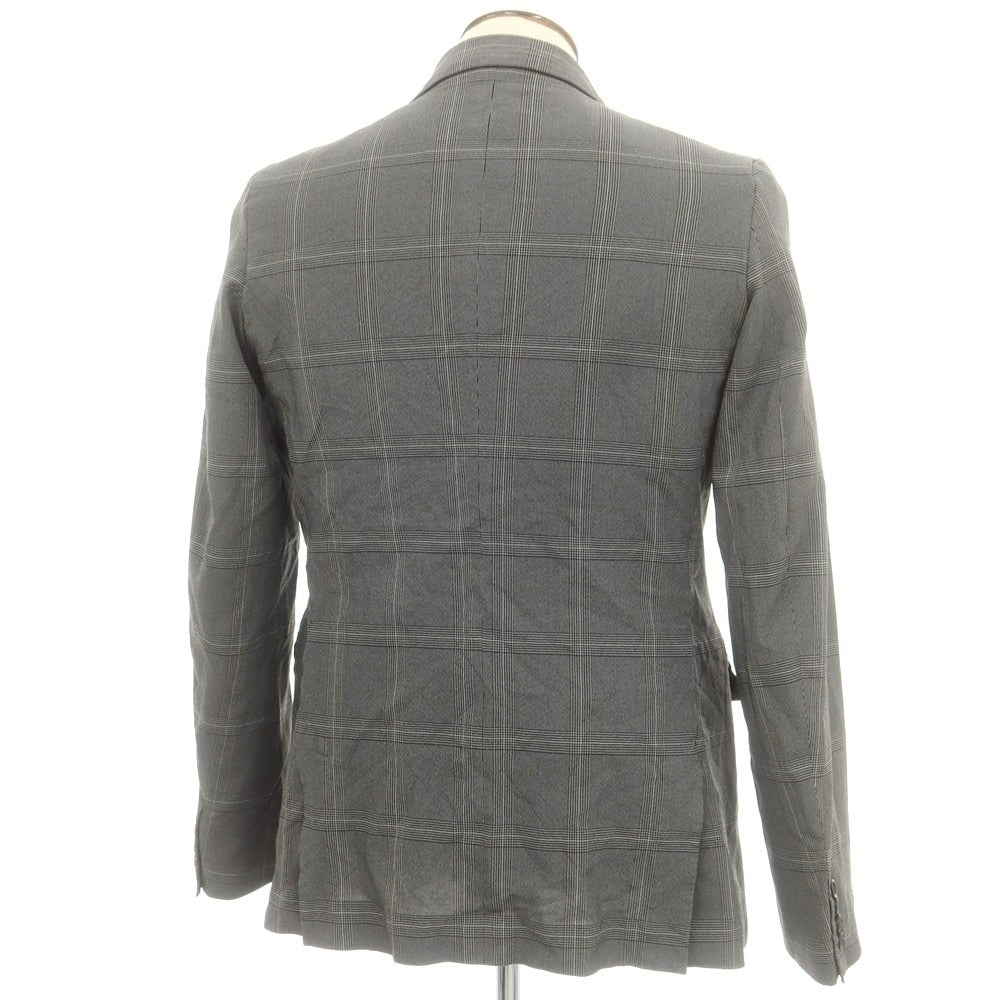 【中古】コムデギャルソン オムドゥ COMME des GARCONS HOMME DEUX 2025年春夏 しわ加工 テーラードジャケット グレー【サイズL】【 状態ランクA 】【 メンズ 】 [CPD]