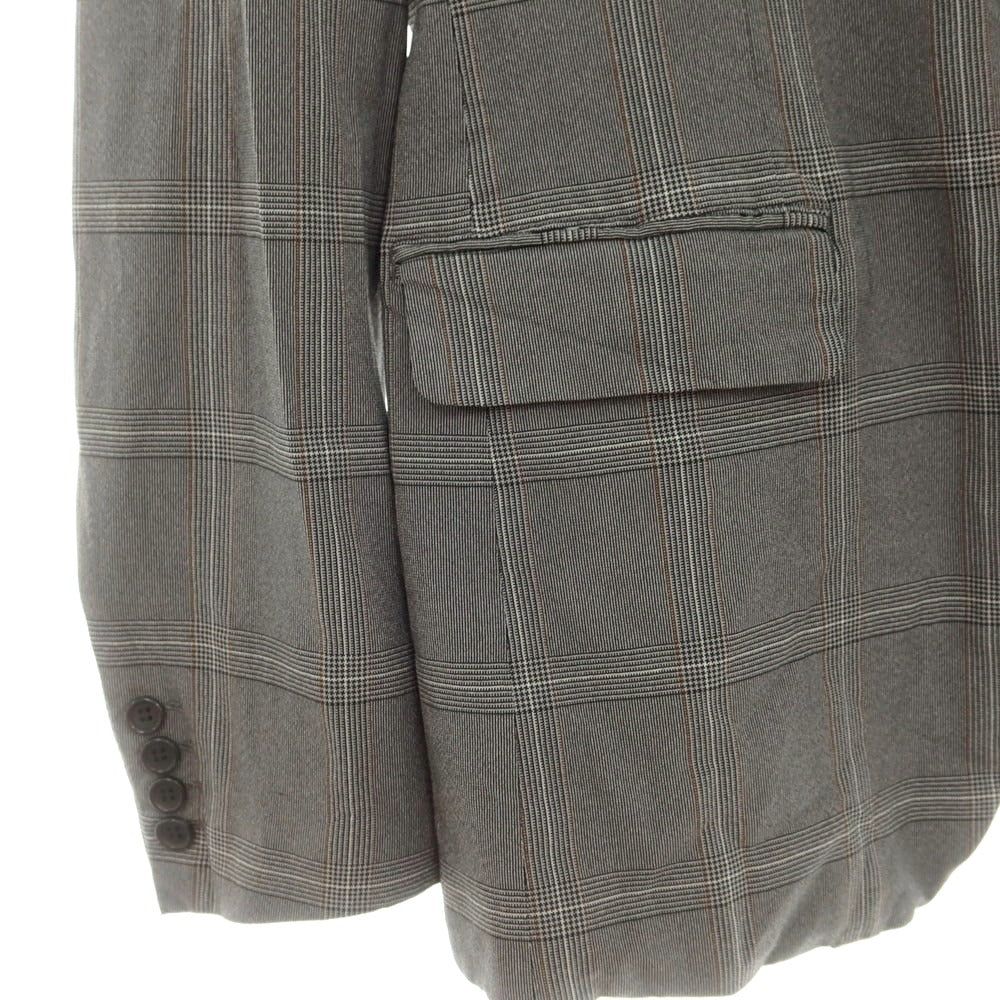 【中古】コムデギャルソン オムドゥ COMME des GARCONS HOMME DEUX 2025年春夏 しわ加工 テーラードジャケット グレー【サイズL】【 状態ランクA 】【 メンズ 】 [CPD]