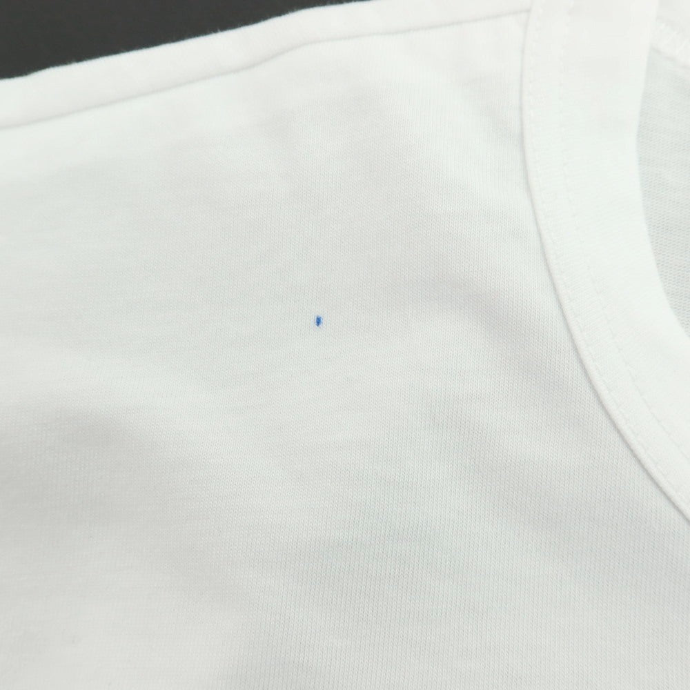 【中古】コムデギャルソンシャツ COMME des GARCONS SHIRT 2025年春夏 コットン クルーネック 半袖Ｔシャツ ホワイト【サイズL】【 状態ランクB 】【 メンズ 】 [EPD]