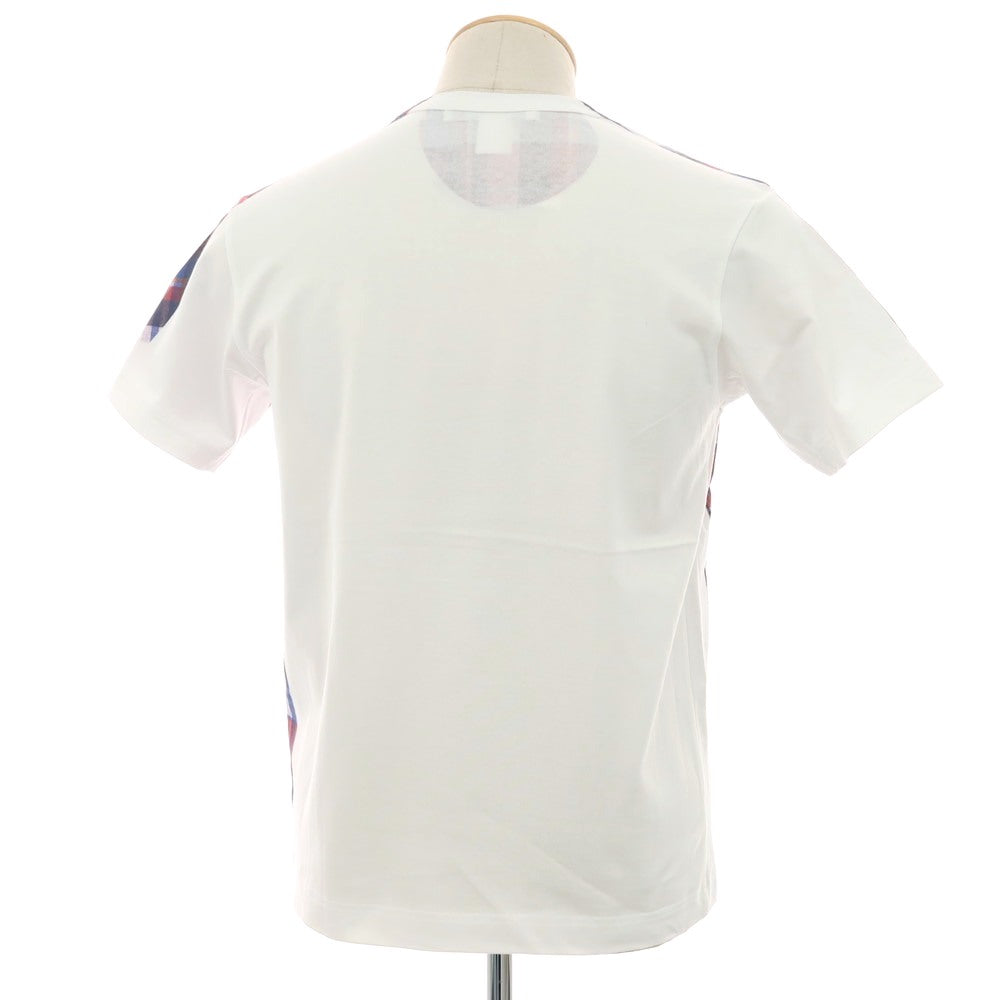 【中古】コムデギャルソンシャツ COMME des GARCONS SHIRT 2025年春夏 コットン クルーネック 半袖Ｔシャツ ホワイト【サイズS】【 状態ランクA 】【 メンズ 】 [EPD]