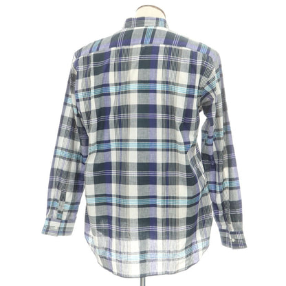 【中古】コムデギャルソンシャツ COMME des GARCONS SHIRT 2025年春夏 コットン チェック ボタンダウン カジュアルシャツ ダークグリーンxホワイト【 XL 】【 状態ランクA 】【 メンズ 】