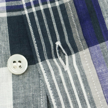 【中古】コムデギャルソンシャツ COMME des GARCONS SHIRT 2025年春夏 コットン チェック ボタンダウン カジュアルシャツ ダークグリーンxホワイト【 XL 】【 状態ランクA 】【 メンズ 】