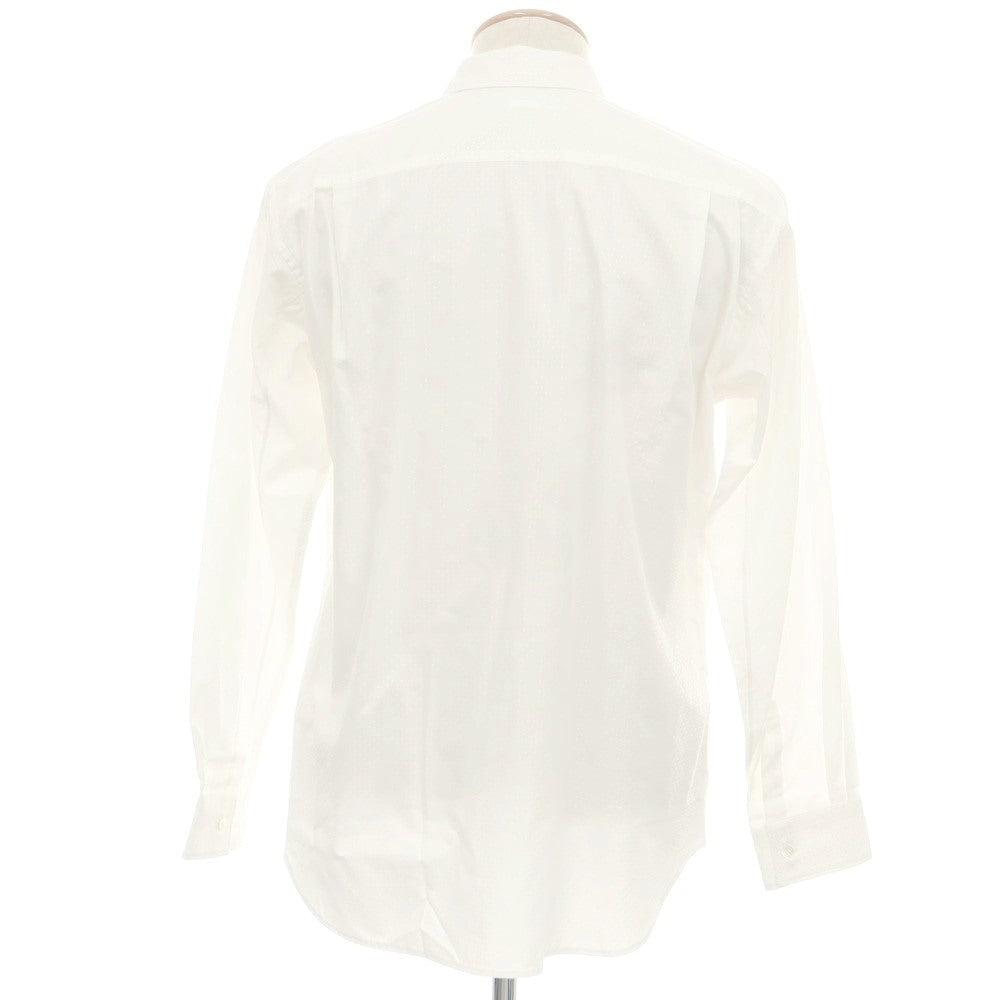 【中古】コムデギャルソンシャツ COMME des GARCONS SHIRT 2025年春夏 コットンレーヨン ドット レギュラーカラー カジュアルシャツ ホワイト【サイズS】【 状態ランクA 】【 メンズ 】 [CPD]