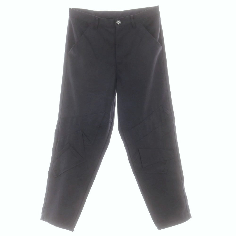 【中古】コムデギャルソンシャツ COMME des GARCONS SHIRT 2024年秋冬 ポリエステルウール テーパードパンツ ダークネイビー【 S 】【 状態ランクA 】【 メンズ 】