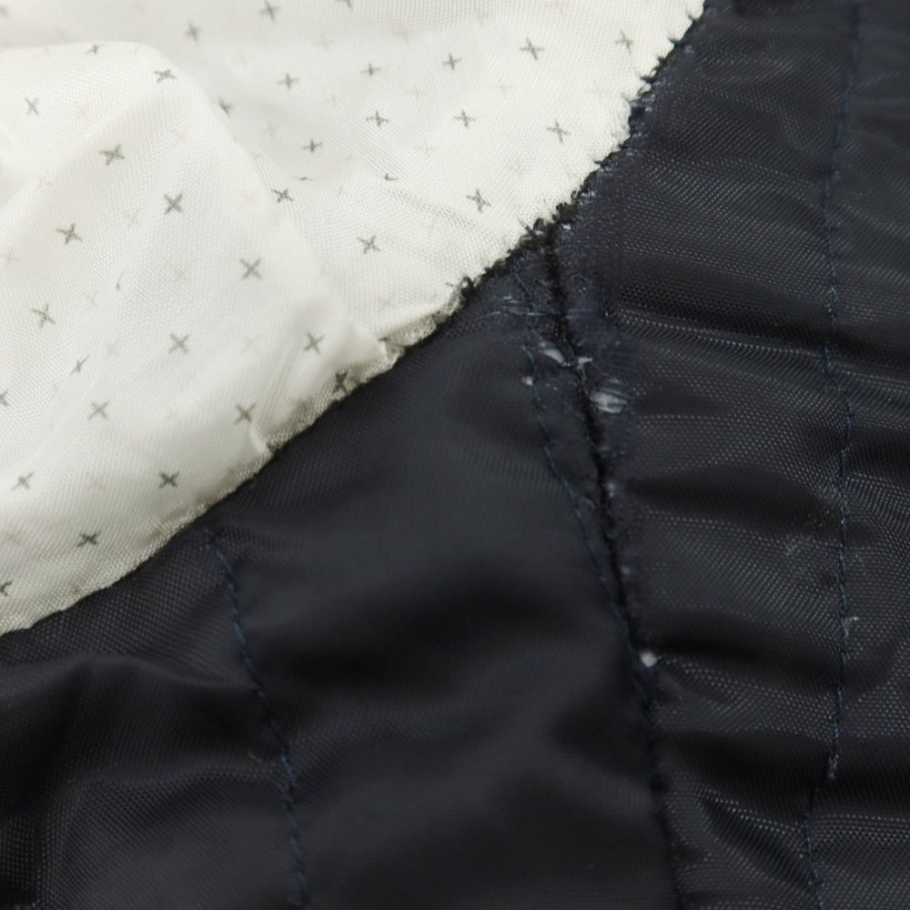 【中古】イレブンティ eleventy ウールナイロンジャージー ピーコート ネイビー【 46 】【 状態ランクD 】【 メンズ 】