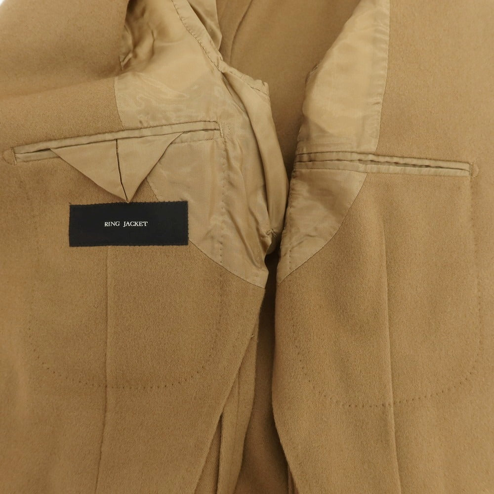【中古】リングヂャケット RING JACKET ウール テーラードジャケット キャメル【 46 】【 状態ランクB 】【 メンズ 】