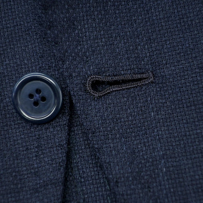 【中古】シャマット Sciamat ウールシルクリネン テーラードジャケット ライトネイビー【 46 】【 状態ランクB 】【 メンズ 】