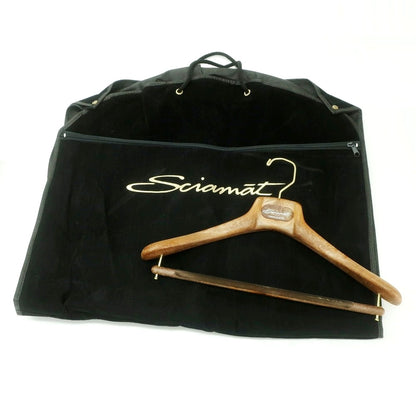 【中古】シャマット Sciamat ウールシルクリネン テーラードジャケット ライトネイビー【 46 】【 状態ランクB 】【 メンズ 】