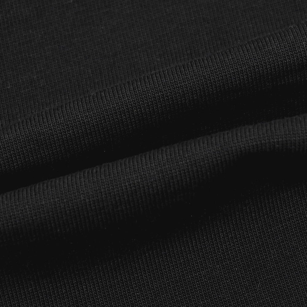 【中古】マーカ marka 2025年春夏 コットン クルーネック 半袖Ｔシャツ ブラックxアイボリー【 1 】【 状態ランクB 】【 メンズ 】