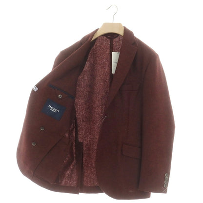 【中古】【未使用】ハケットロンドン HACKETT LONDON ツイードウール テーラードジャケット ブラウン【 40 】【 状態ランクS 】【 メンズ 】